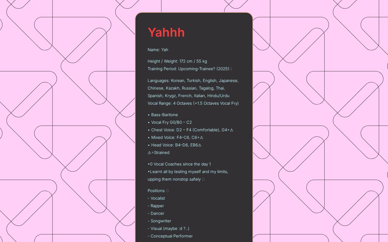 Carrd profile picture for @yahhh